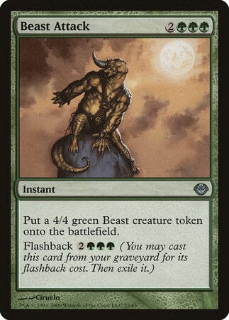 Beast Attack [Duel Decks: Garruk vs. Liliana] MTG Single Magic: The Gathering  | Multizone: Comics And Games