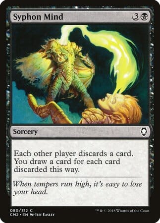 Syphon Mind [Commander Anthology Volume II] MTG Single Magic: The Gathering  | Multizone: Comics And Games
