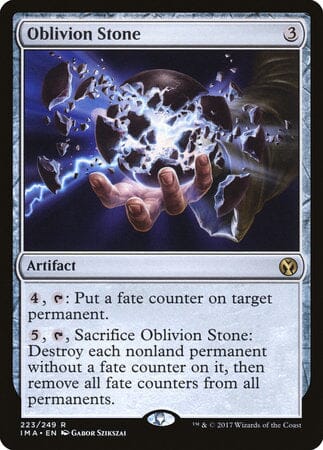 Oblivion Stone [Iconic Masters] MTG Single Magic: The Gathering  | Multizone: Comics And Games