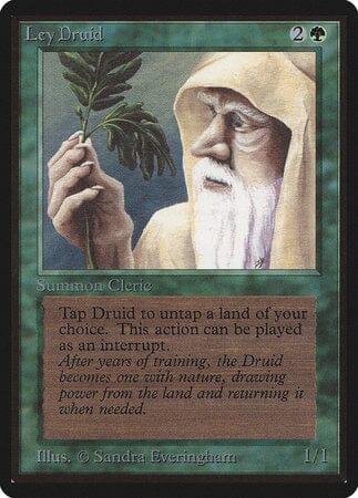 Ley Druid [Limited Edition Beta] MTG Single Magic: The Gathering  | Multizone: Comics And Games