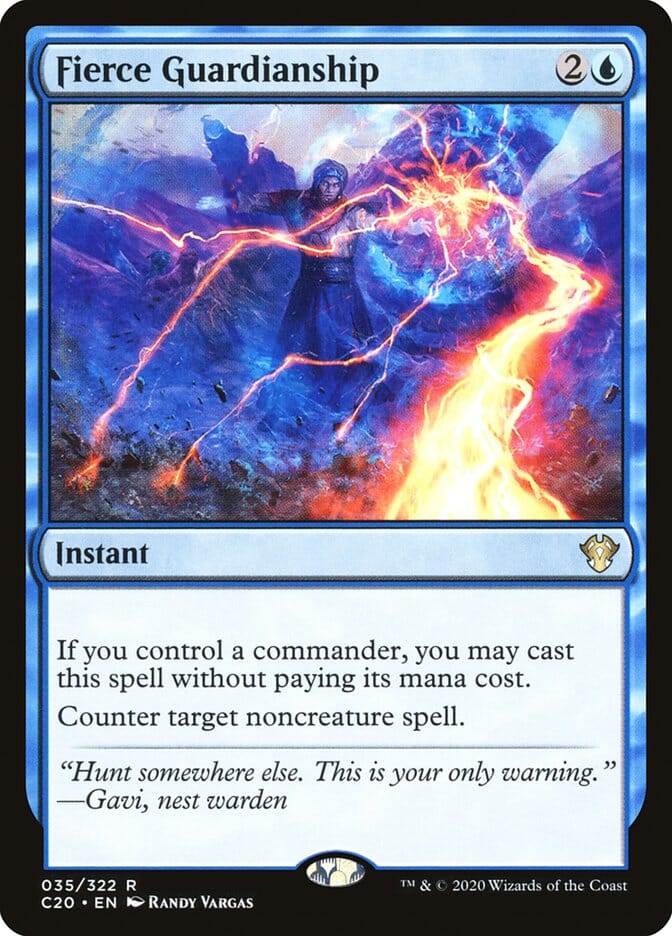 Fierce Guardianship [Commander 2020] MTG Single Magic: The Gathering  | Multizone: Comics And Games