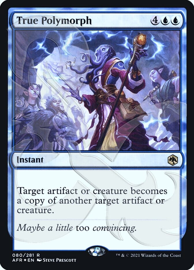 True Polymorph (Ampersand Promo) [Dungeons & Dragons: Adventures in the Forgotten Realms Promos] MTG Single Magic: The Gathering  | Multizone: Comics And Games