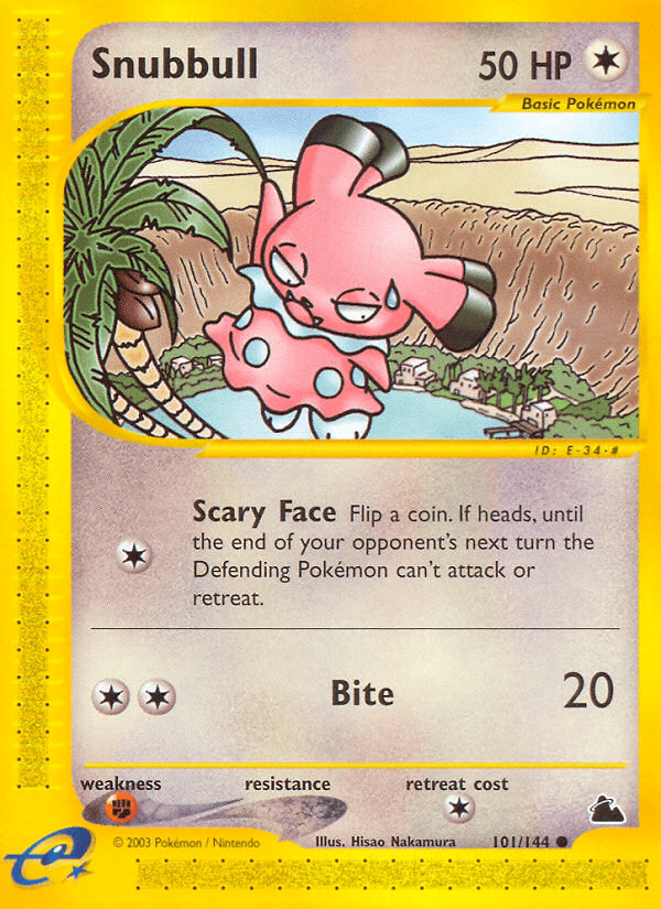 Snubbull (101/144) [Skyridge] Pokemon Single Pokémon  | Multizone: Comics And Games