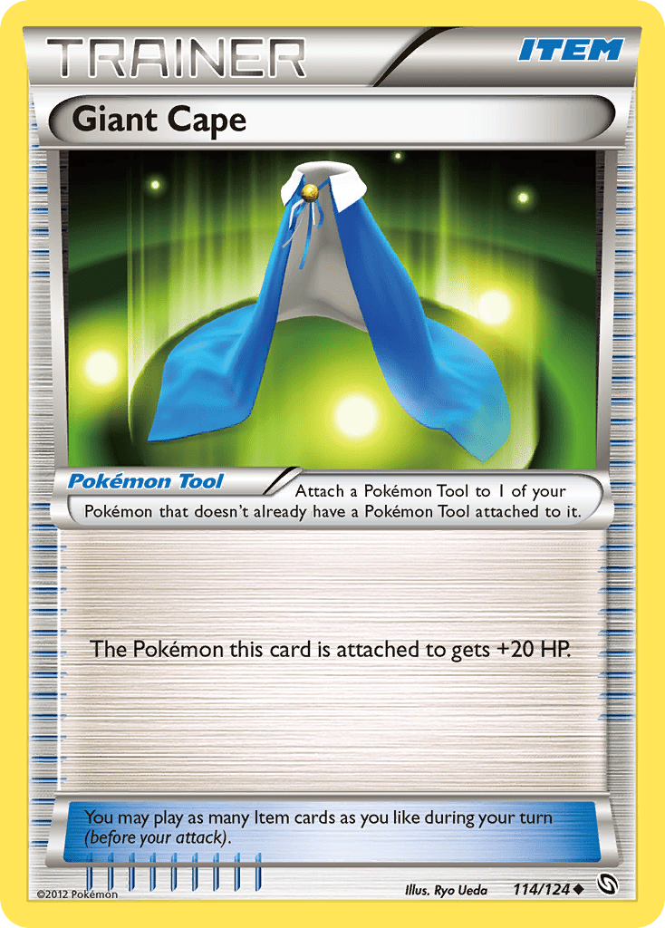 Giant Cape (114/124) [Black & White: Dragons Exalted] Pokemon Single Pokémon  | Multizone: Comics And Games