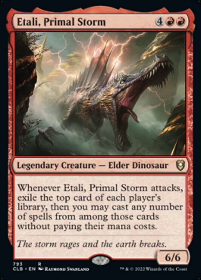 Etali, Primal Storm [Commander Legends: Battle for Baldur's Gate] MTG Single Magic: The Gathering  | Multizone: Comics And Games