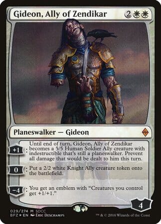 Gideon, Ally of Zendikar SDCC 2016 EXCLUSIVE [San Diego Comic-Con 2016] MTG Single Magic: The Gathering  | Multizone: Comics And Games
