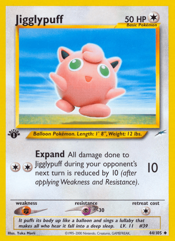 Jigglypuff (44/105) [Neo Destiny 1st Edition] Pokemon Single Pokémon  | Multizone: Comics And Games