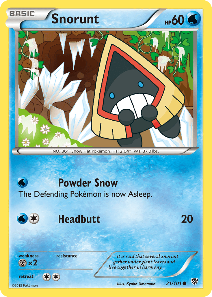 Snorunt (21/101) [Black & White: Plasma Blast] Pokemon Single Pokémon  | Multizone: Comics And Games
