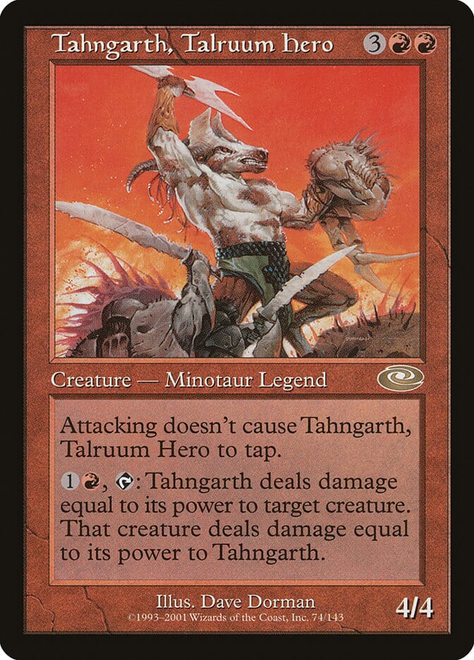 Tahngarth, Talruum Hero (Dave Dorman) [Planeshift] MTG Single Magic: The Gathering  | Multizone: Comics And Games