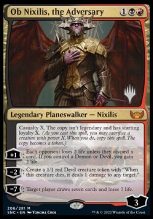 Ob Nixilis, the Adversary (Promo Pack) [Streets of New Capenna Promos] MTG Single Magic: The Gathering  | Multizone: Comics And Games