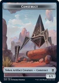 Construct // Kor Warrior Double-sided Token [Zendikar Rising Tokens] MTG Single Magic: The Gathering  | Multizone: Comics And Games