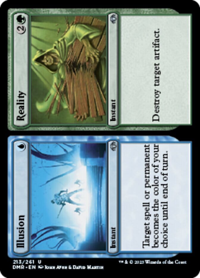 Illusion // Reality [Dominaria Remastered] MTG Single Magic: The Gathering  | Multizone: Comics And Games