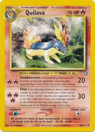 Quilava (47/111) [Neo Genesis Unlimited] Pokemon Single Pokémon  | Multizone: Comics And Games