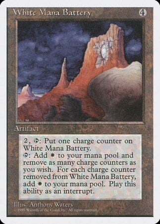 White Mana Battery [Fourth Edition] MTG Single Magic: The Gathering  | Multizone: Comics And Games