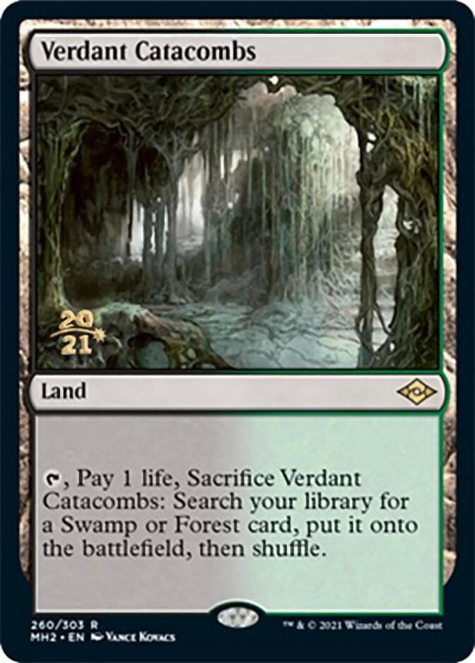 Verdant Catacombs [Modern Horizons 2 Prerelease Promos] MTG Single Magic: The Gathering  | Multizone: Comics And Games