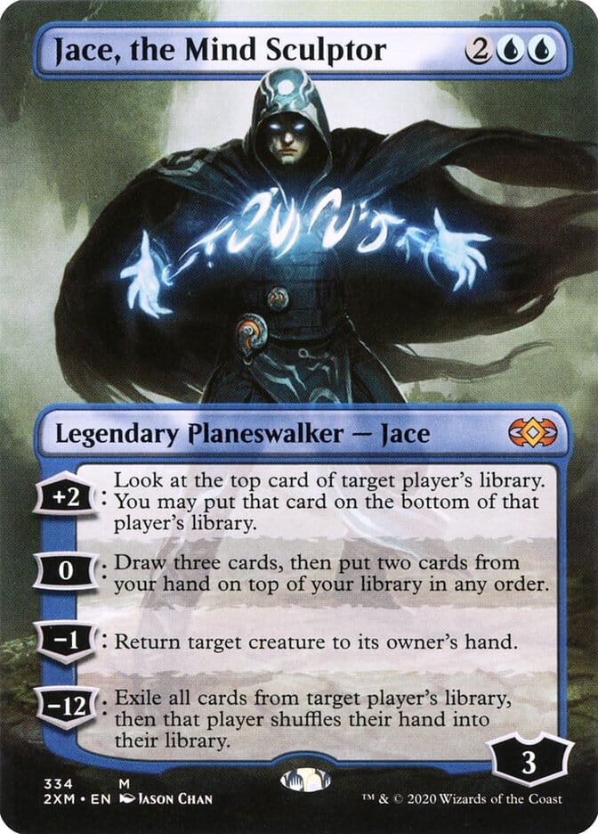Jace, the Mind Sculptor (Borderless) [Double Masters] MTG Single Magic: The Gathering  | Multizone: Comics And Games