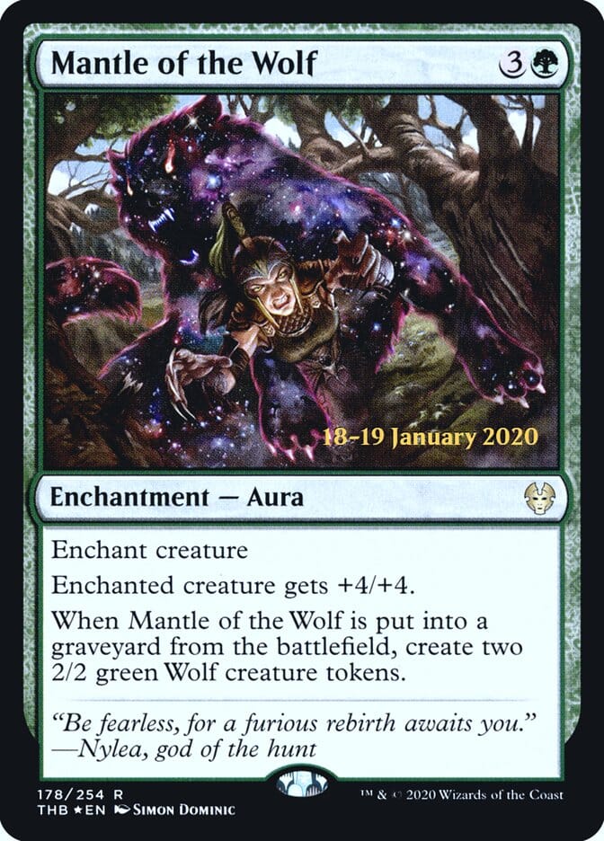 Mantle of the Wolf [Theros Beyond Death Prerelease Promos] MTG Single Magic: The Gathering  | Multizone: Comics And Games