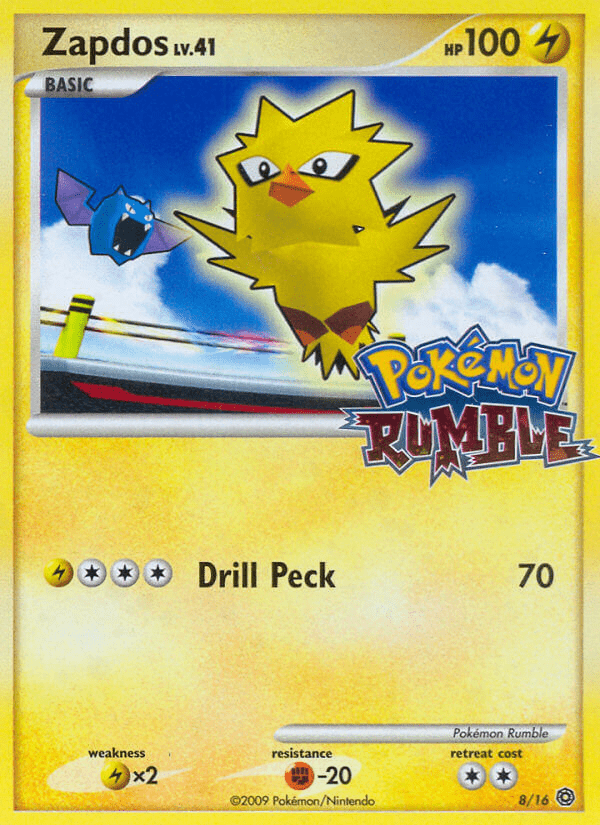 Zapdos (8/16) [Pokémon Rumble] Pokemon Single Pokémon  | Multizone: Comics And Games