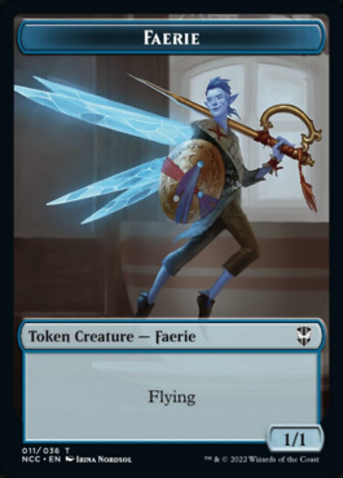 Faerie // Rogue Double-sided Token [Streets of New Capenna Commander Tokens] MTG Single Magic: The Gathering  | Multizone: Comics And Games