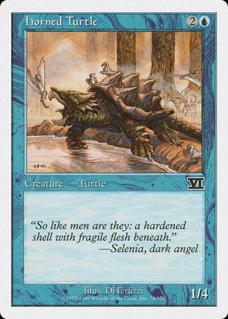 Horned Turtle [Classic Sixth Edition] MTG Single Magic: The Gathering  | Multizone: Comics And Games