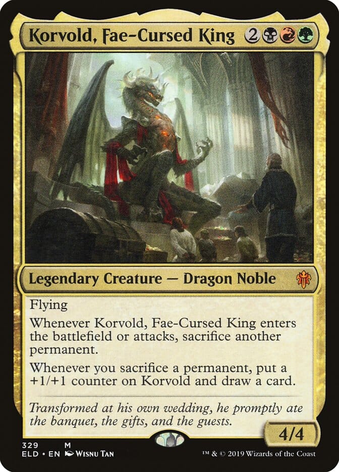 Korvold, Fae-Cursed King [Throne of Eldraine] MTG Single Magic: The Gathering  | Multizone: Comics And Games