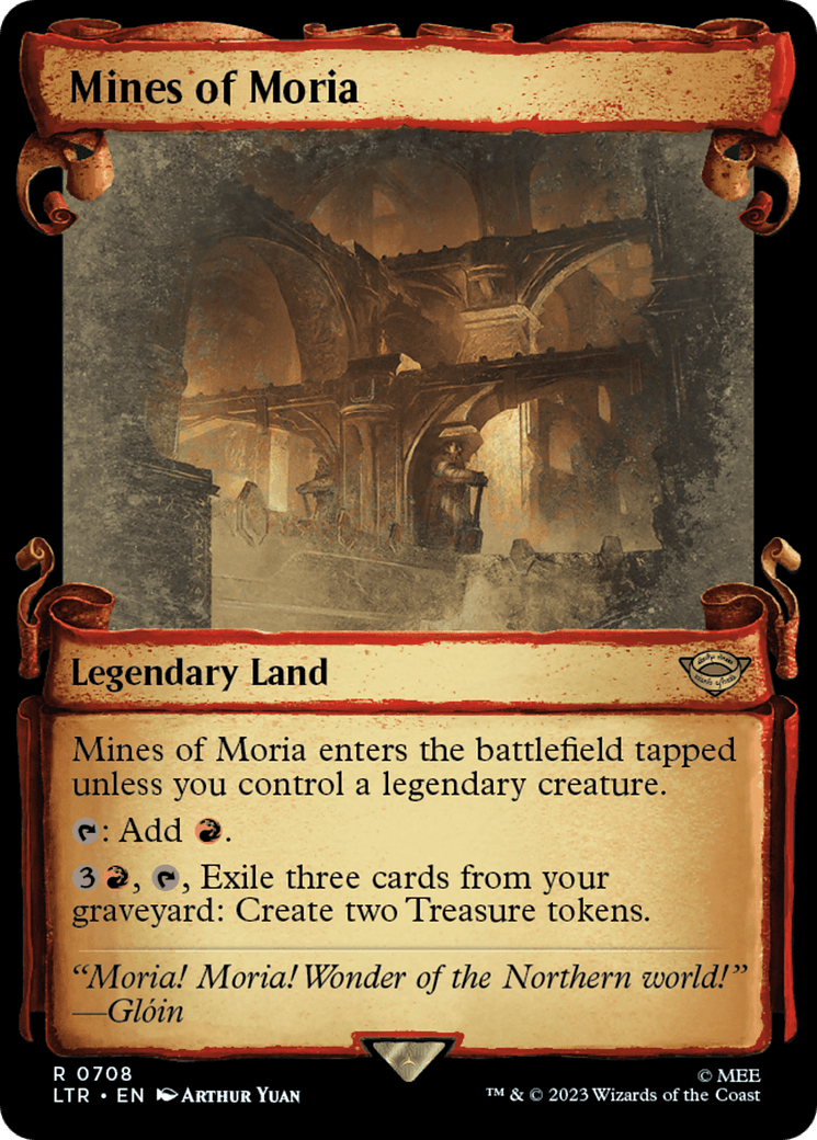 Mines of Moria [The Lord of the Rings: Tales of Middle-Earth Showcase Scrolls] MTG Single Magic: The Gathering  | Multizone: Comics And Games
