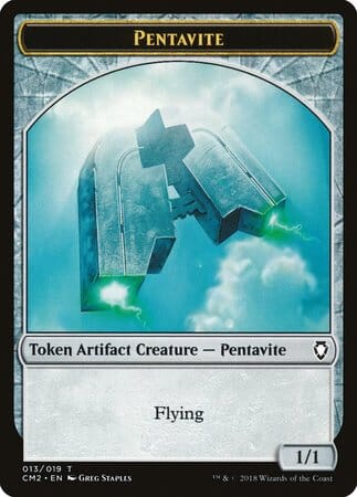 Pentavite Token [Commander Anthology Volume II Tokens] MTG Single Magic: The Gathering  | Multizone: Comics And Games