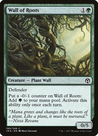 Wall of Roots [Iconic Masters] MTG Single Magic: The Gathering  | Multizone: Comics And Games