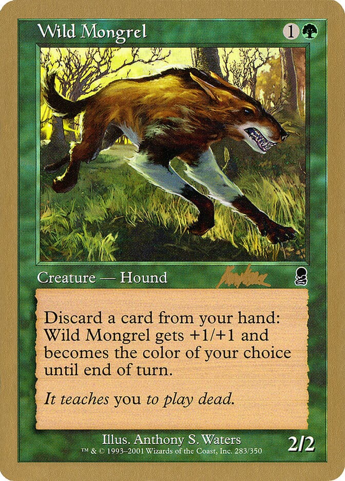 Wild Mongrel (Brian Kibler) [World Championship Decks 2002] MTG Single Magic: The Gathering  | Multizone: Comics And Games