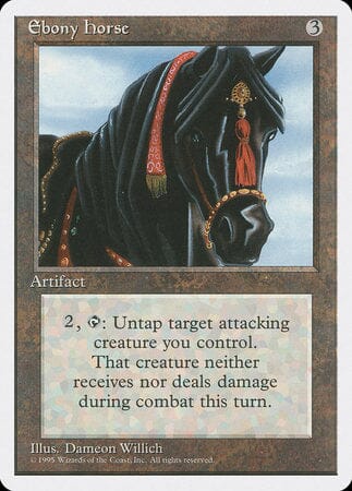 Ebony Horse [Fourth Edition] MTG Single Magic: The Gathering  | Multizone: Comics And Games