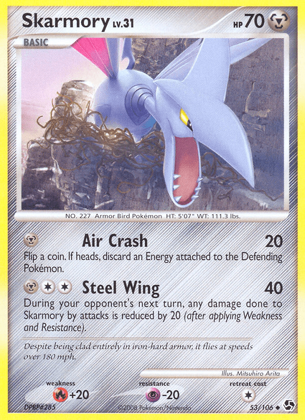 Skarmory (53/106) [Diamond & Pearl: Great Encounters] Pokemon Single Pokémon  | Multizone: Comics And Games
