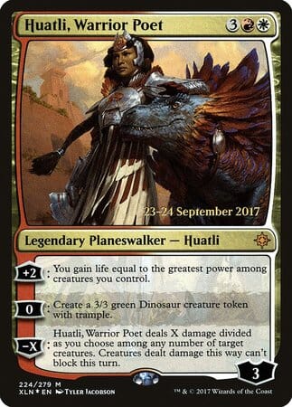 Huatli, Warrior Poet [Ixalan Promos] MTG Single Magic: The Gathering  | Multizone: Comics And Games