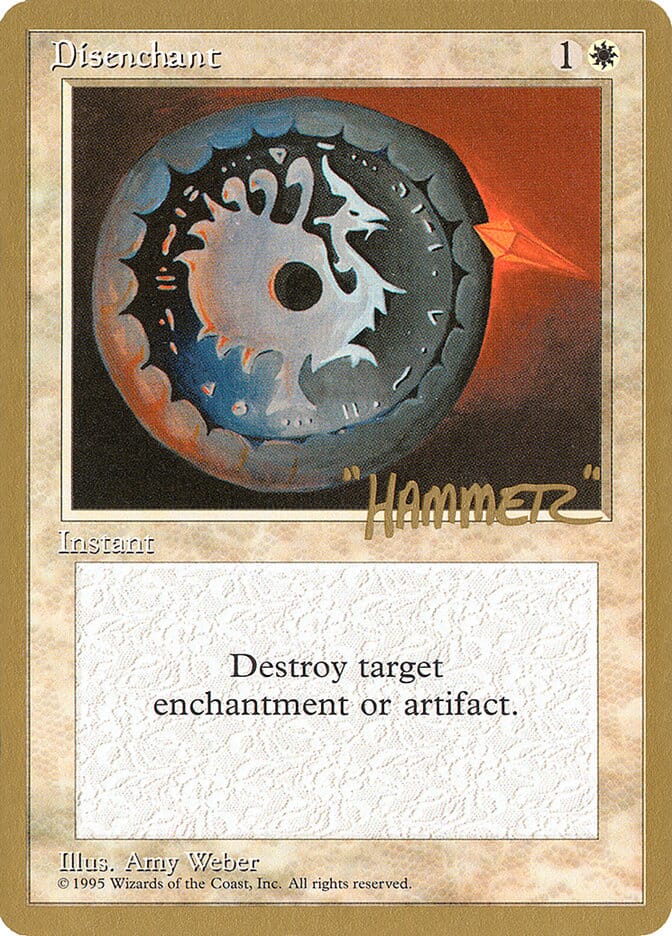 Disenchant (Shawn "Hammer" Regnier) [Pro Tour Collector Set] MTG Single Magic: The Gathering  | Multizone: Comics And Games