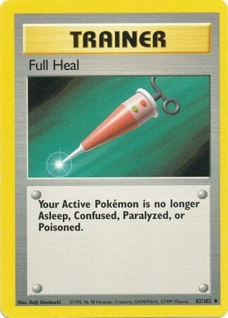 Full Heal (82/102) [Base Set Unlimited] Pokemon Single Pokémon  | Multizone: Comics And Games