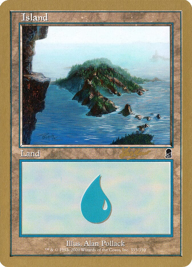 Island (shh335) (Sim Han How) [World Championship Decks 2002] MTG Single Magic: The Gathering  | Multizone: Comics And Games