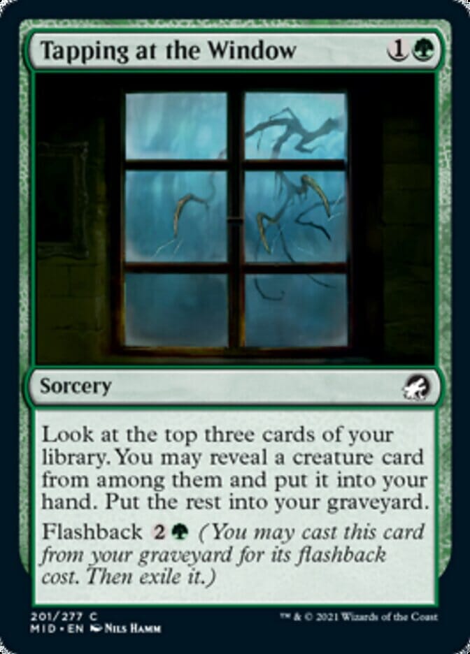 Tapping at the Window [Innistrad: Midnight Hunt] MTG Single Magic: The Gathering  | Multizone: Comics And Games