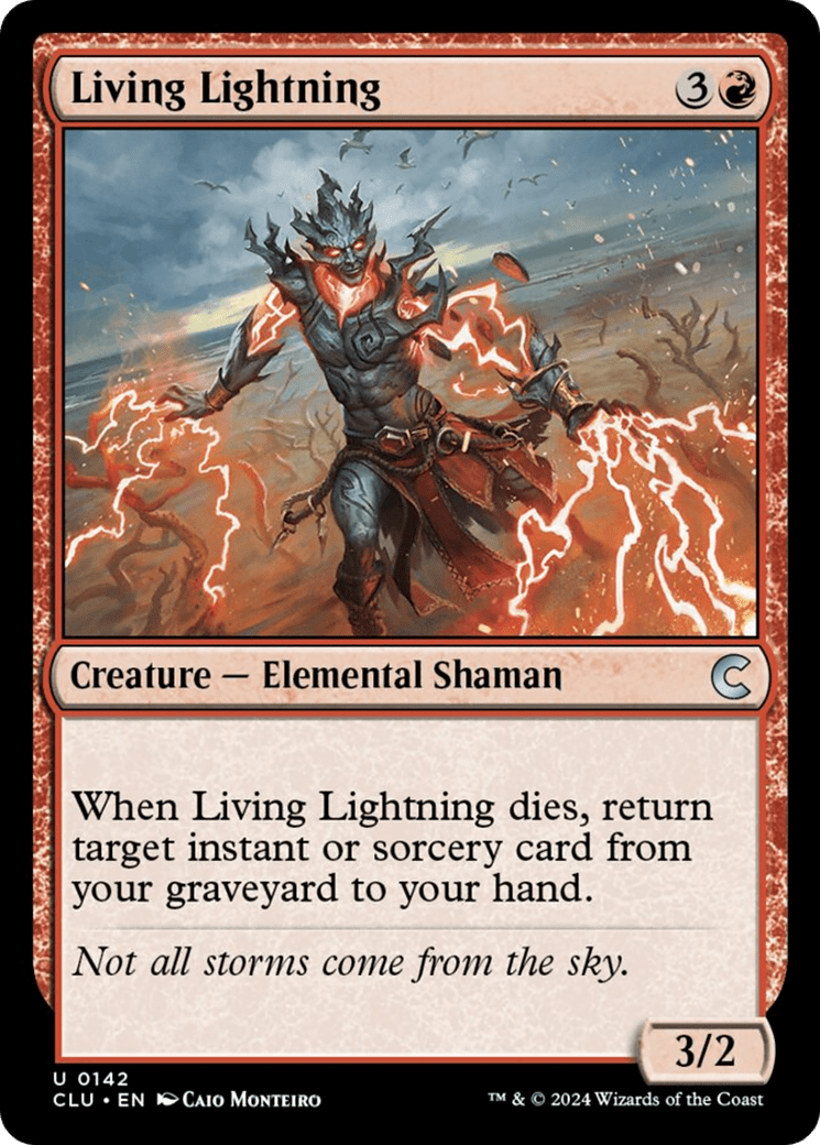 Living Lightning [Ravnica: Clue Edition] MTG Single Magic: The Gathering  | Multizone: Comics And Games