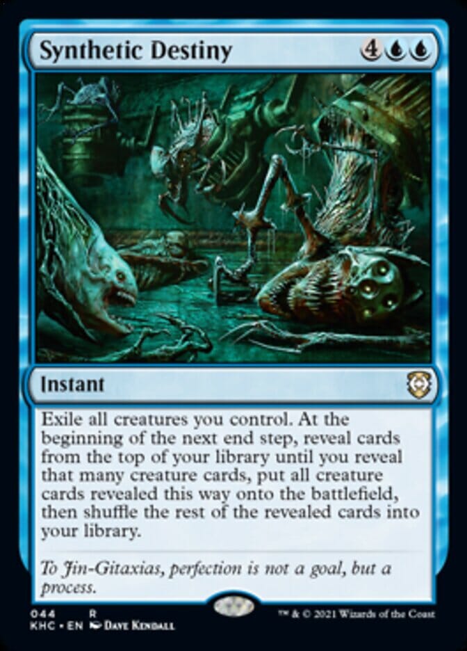 Synthetic Destiny [Kaldheim Commander] MTG Single Magic: The Gathering  | Multizone: Comics And Games
