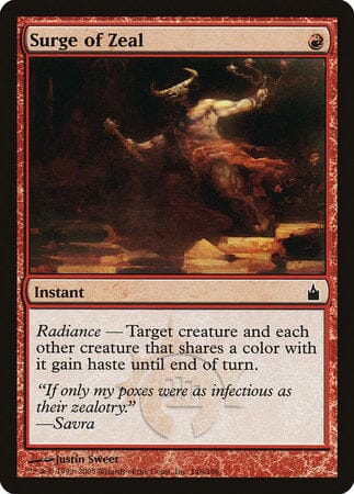 Surge of Zeal [Ravnica: City of Guilds] MTG Single Magic: The Gathering  | Multizone: Comics And Games