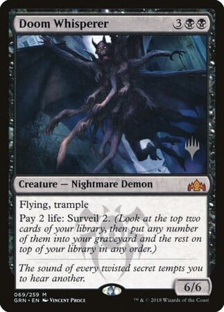 Doom Whisperer [Guilds of Ravnica Promos] MTG Single Magic: The Gathering  | Multizone: Comics And Games