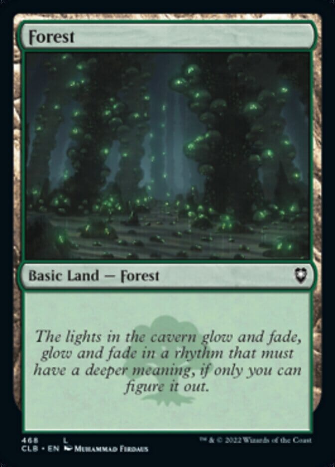 Forest (468) [Commander Legends: Battle for Baldur's Gate] MTG Single Magic: The Gathering  | Multizone: Comics And Games