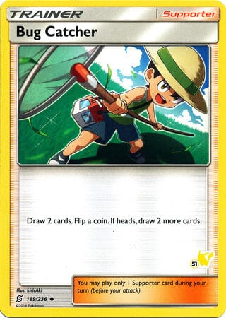 Bug Catcher (189/236) (Pikachu Stamp #51) [Battle Academy 2020] Pokemon Single Pokémon  | Multizone: Comics And Games