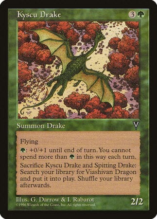 Kyscu Drake [Visions] MTG Single Magic: The Gathering  | Multizone: Comics And Games