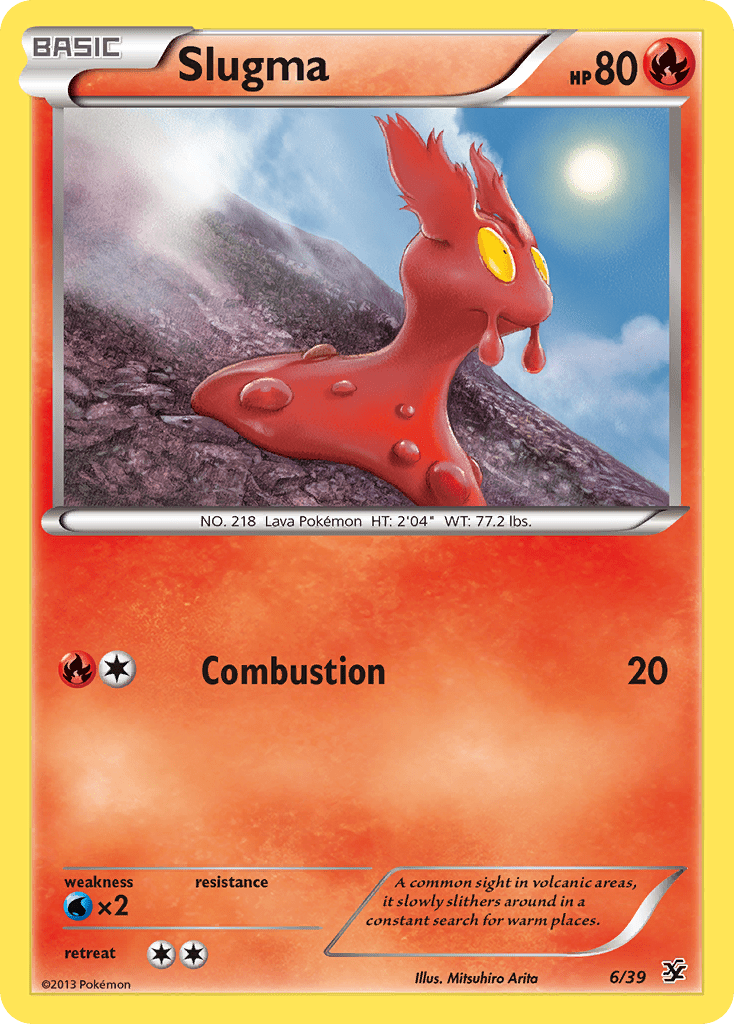 Slugma (6/39) [XY: Kalos Starter Set] Pokemon Single Pokémon  | Multizone: Comics And Games