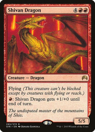 Shivan Dragon [Magic Origins] MTG Single Magic: The Gathering  | Multizone: Comics And Games