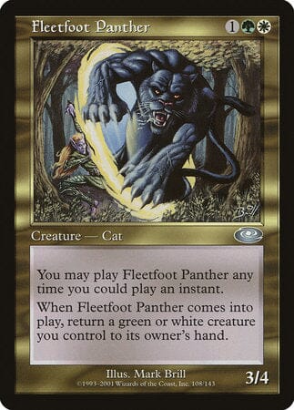 Fleetfoot Panther [Planeshift] MTG Single Magic: The Gathering  | Multizone: Comics And Games