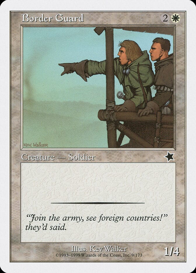 Border Guard [Starter 1999] MTG Single Magic: The Gathering  | Multizone: Comics And Games