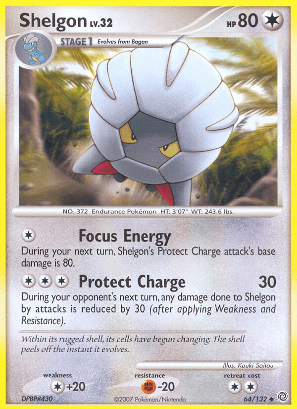 Shelgon (64/132) [Diamond & Pearl: Secret Wonders] Pokemon Single Pokémon  | Multizone: Comics And Games