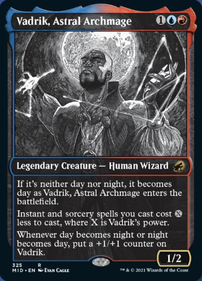 Vadrik, Astral Archmage (Showcase Eternal Night) [Innistrad: Midnight Hunt] MTG Single Magic: The Gathering  | Multizone: Comics And Games