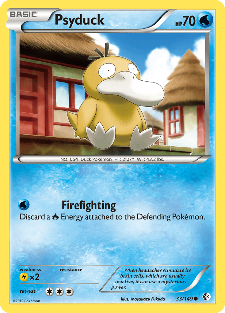 Psyduck (33/149) [Black & White: Boundaries Crossed] Pokemon Single Pokémon  | Multizone: Comics And Games